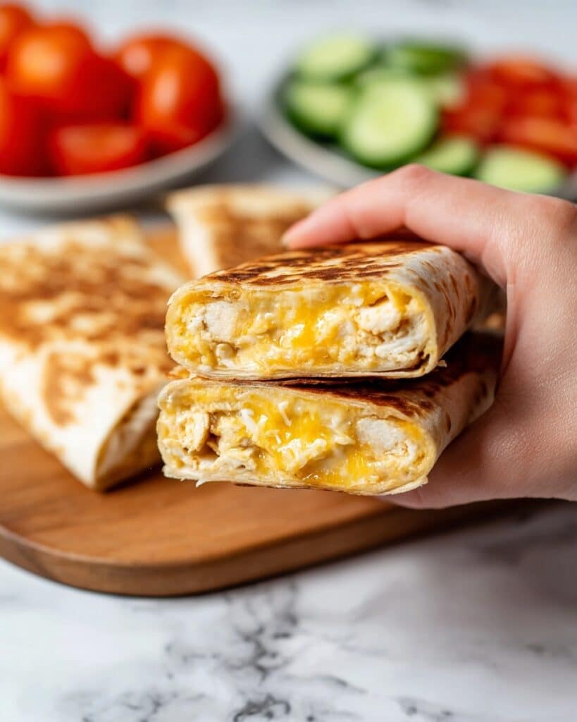 Garlic Chicken Wraps Recipe