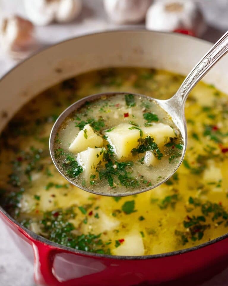 Cure Garlic Potato Soup Recipe