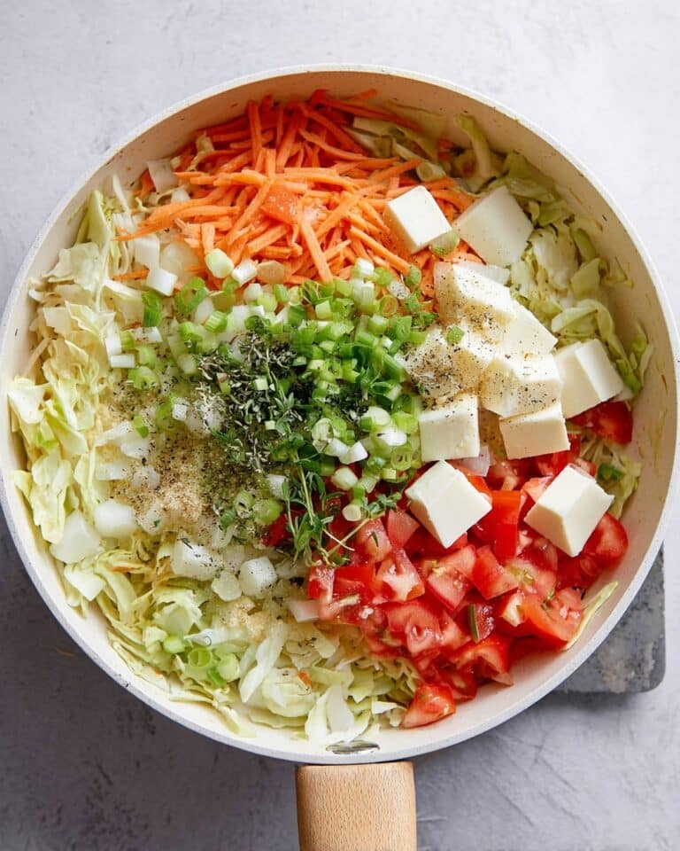 Steamed Cabbage with Carrots, Tomato, and Scotch Bonnet Recipe