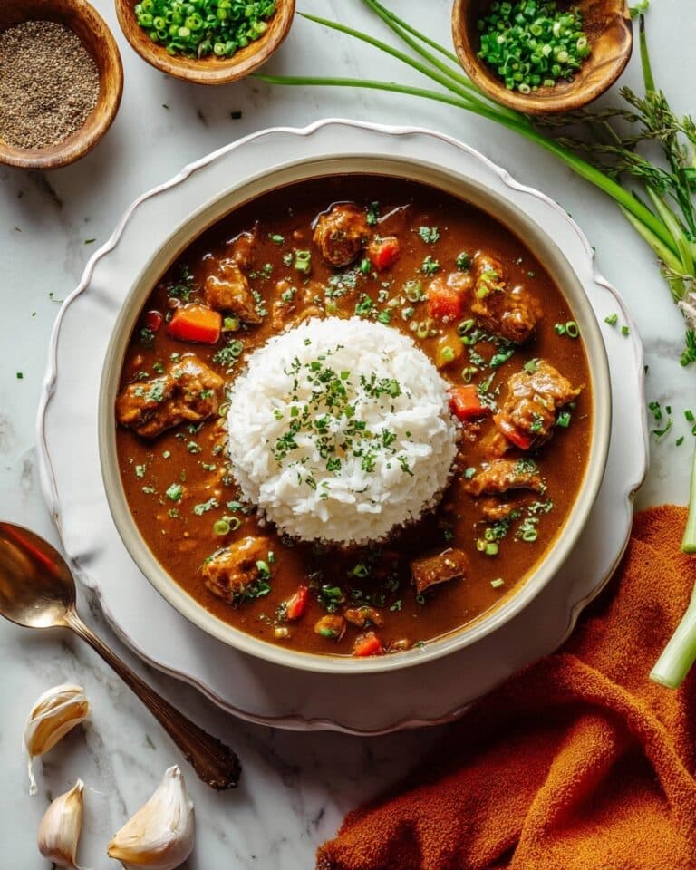Creamy Chicken Étouffée with Cajun Flavors Recipe