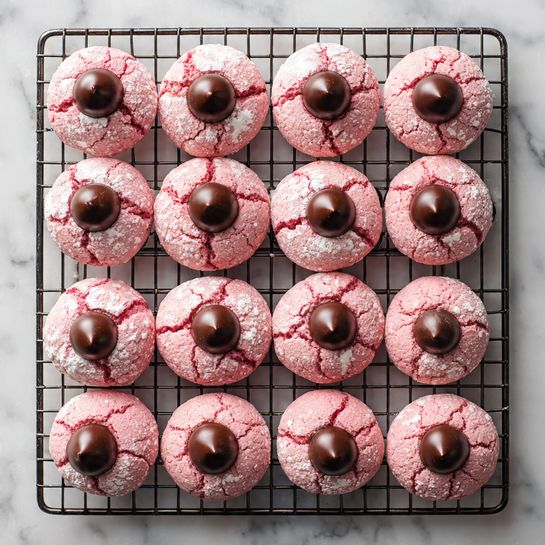 Strawberry Flavored Kiss Cookies Recipe