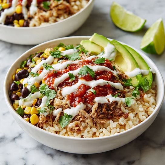 Slow Cooker Chicken Taco Bowls Recipe