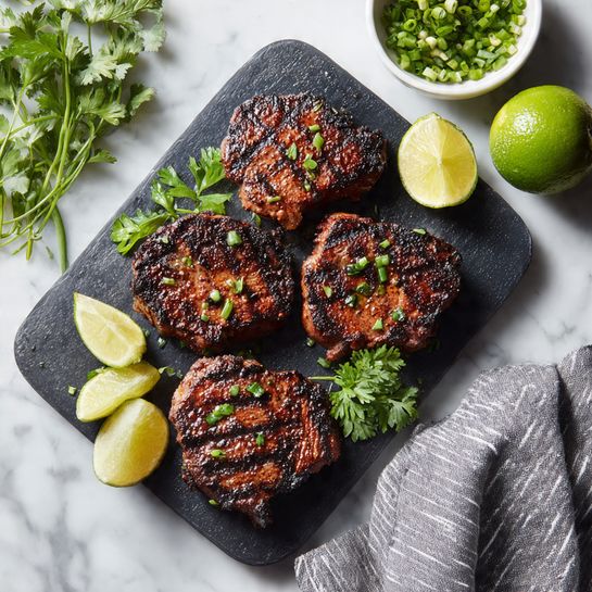 Oven-Baked Spiced Chicken Thighs with Balsamic and Chili Recipe