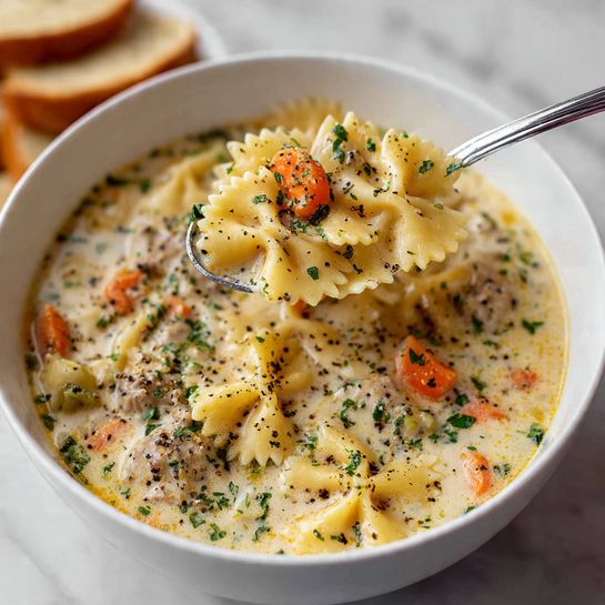 Creamy Chicken Alfredo Soup Recipe