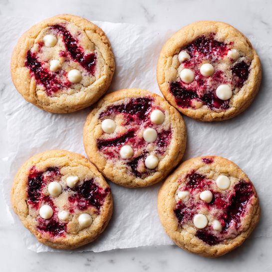 Chocolate Raspberry Cookies Recipe
