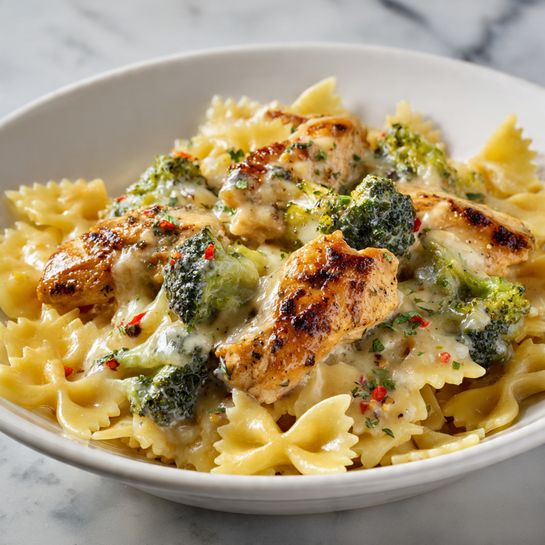 Creamy Cajun Chicken with Bowtie Pasta Recipe