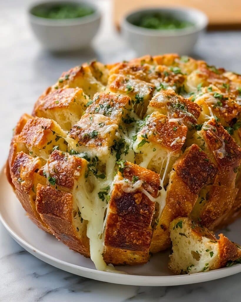 Discard Pull Apart Garlic Bread Recipe