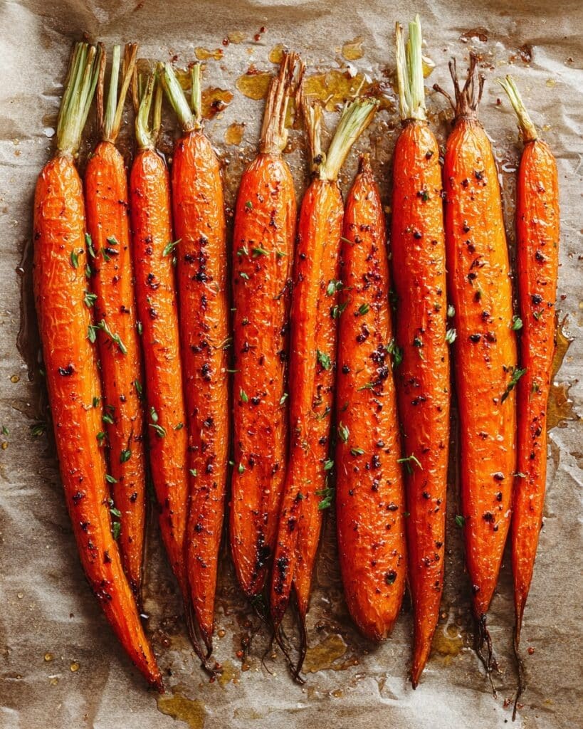 Glazed Carrots with Honey, Thyme, and Parsley Recipe