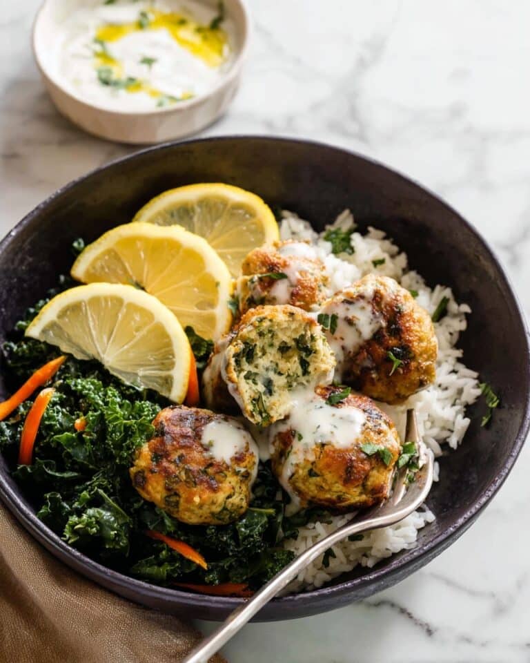 Cheese and Broccoli Balls with Lemon Yogurt Sauce Recipe
