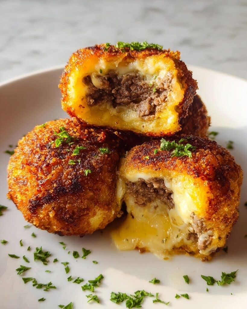 Parmesan Cheeseburger Bombs Recipe