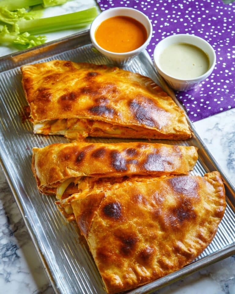 Buffalo Chicken Bread Roll-Ups Recipe