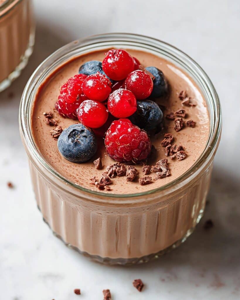 Creamy Protein Cocoa Cottage Cheese Pudding Recipe