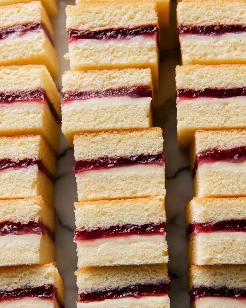 Lemon Berry Petit Fours Recipe