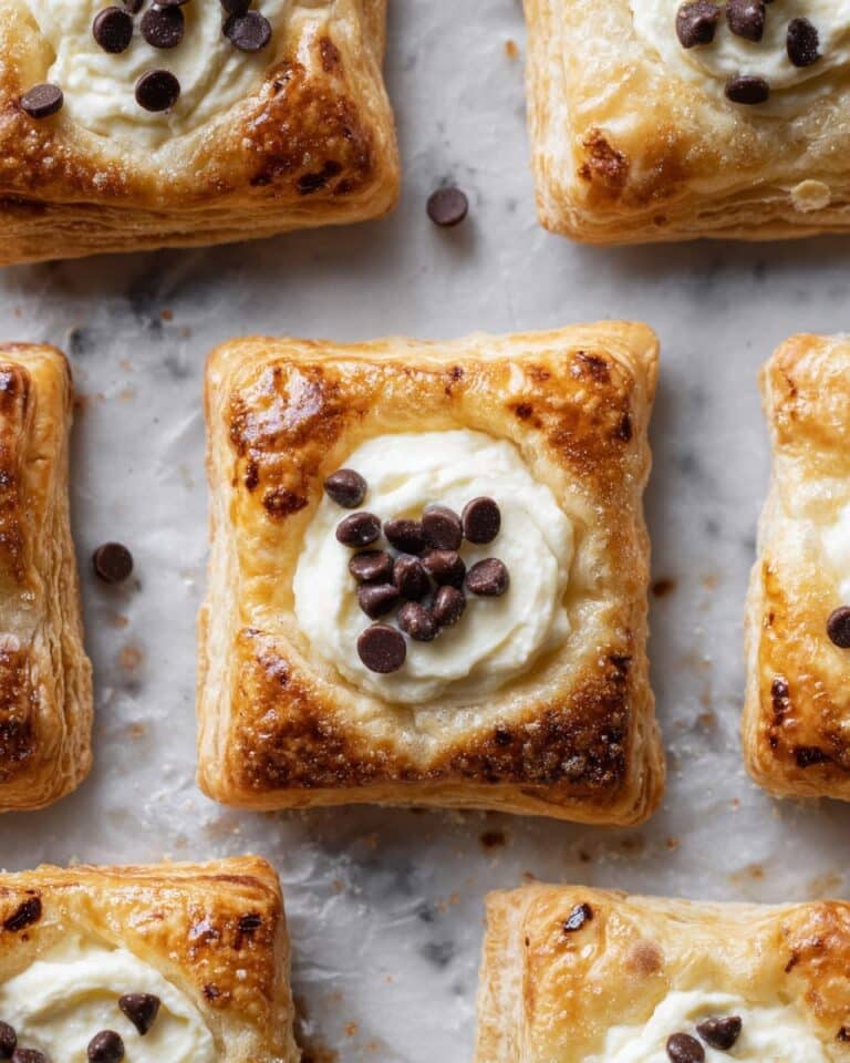 Chip Pastry Squares Recipe
