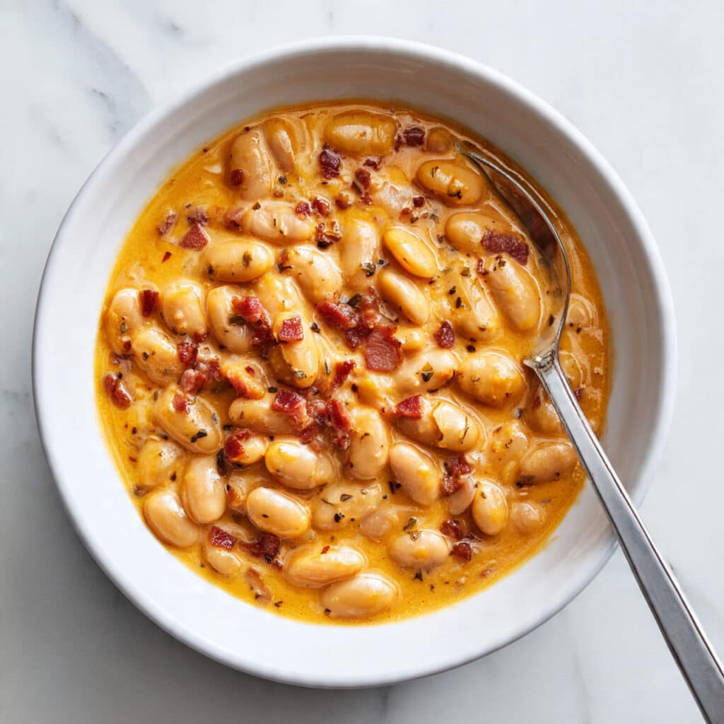 Creamy Coconut Butter Beans with Turmeric and Spices Recipe