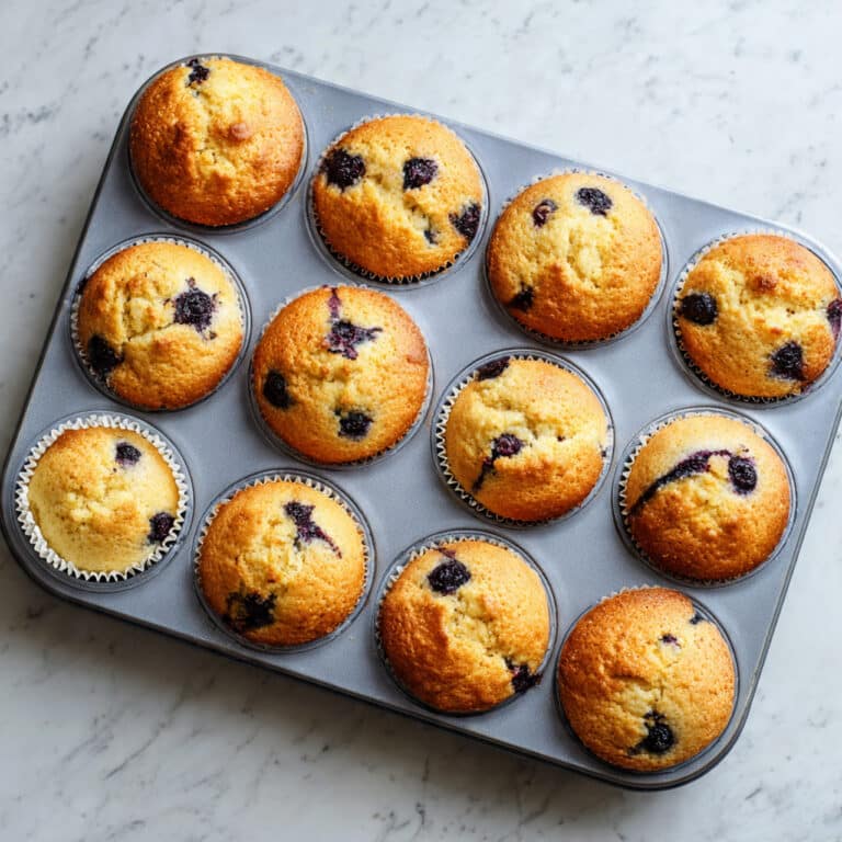Blueberry Lemon Pancake Mix Muffins Recipe