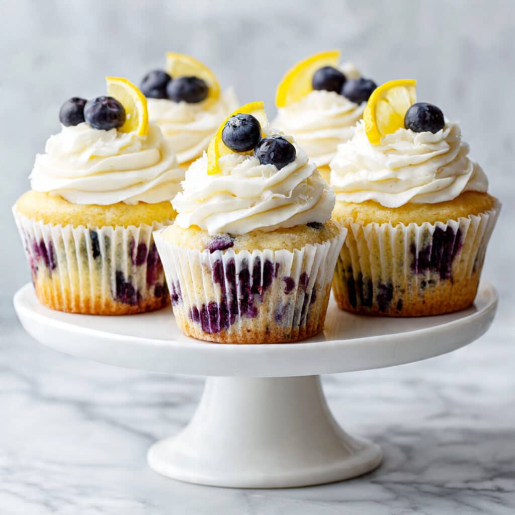 Lemon Blueberry Cupcakes Recipe