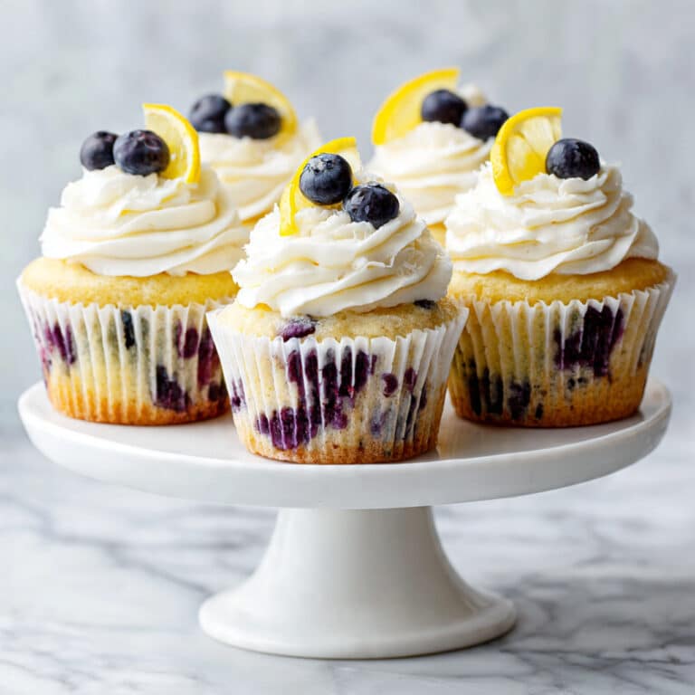 Lemon Blueberry Cupcakes Recipe