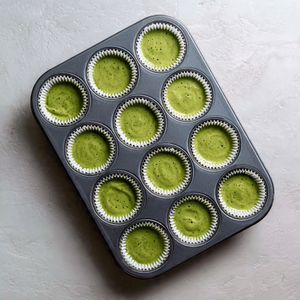 Matcha Cupcakes with Strawberry Buttercream Recipe