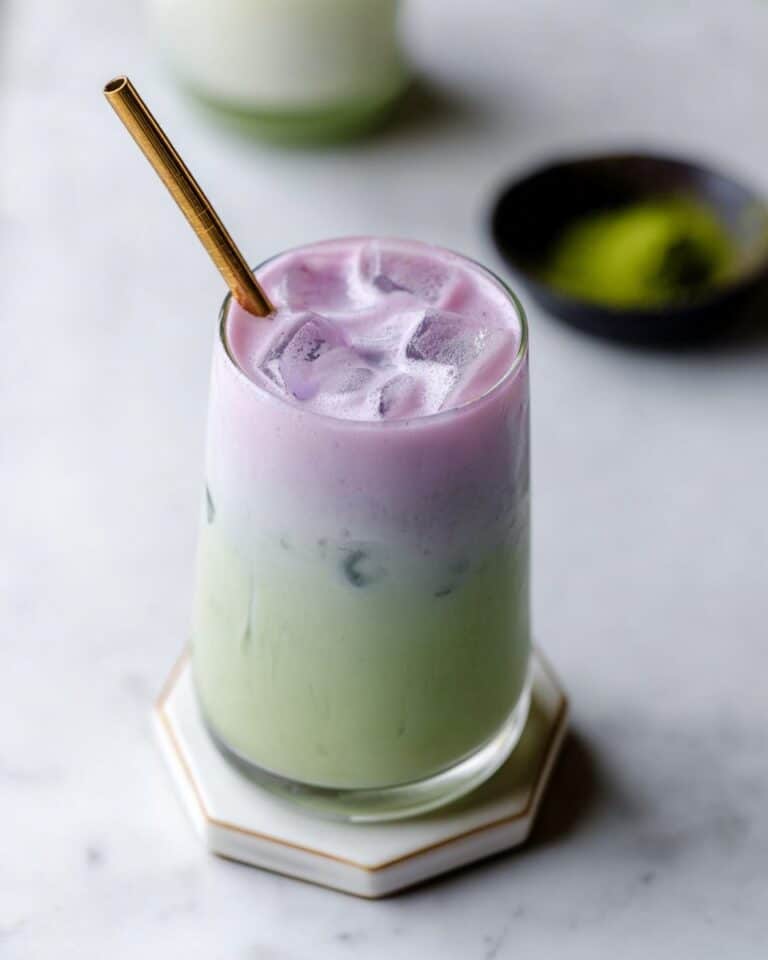 Lavender Iced Matcha Latte Recipe