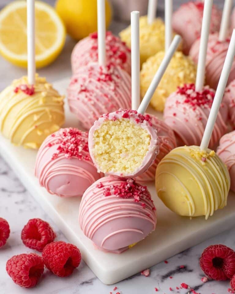 Raspberry Cake Pops Recipe