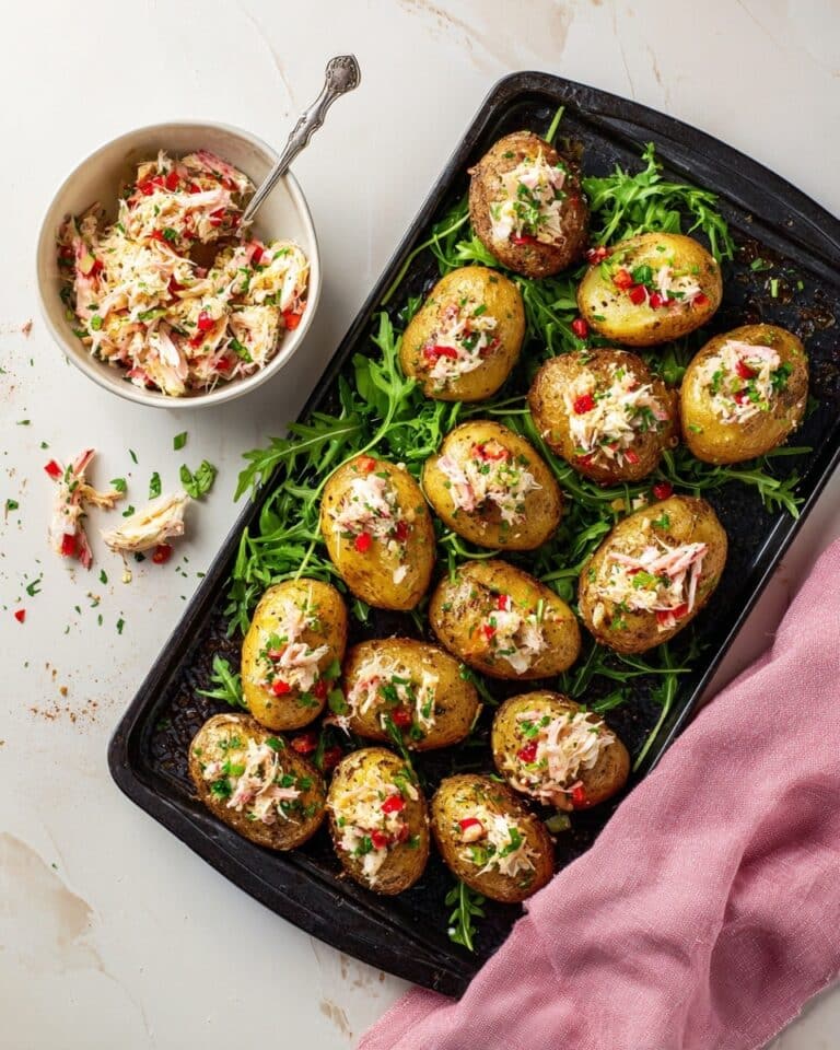 New Potatoes with Chilli Crab Salsa Recipe