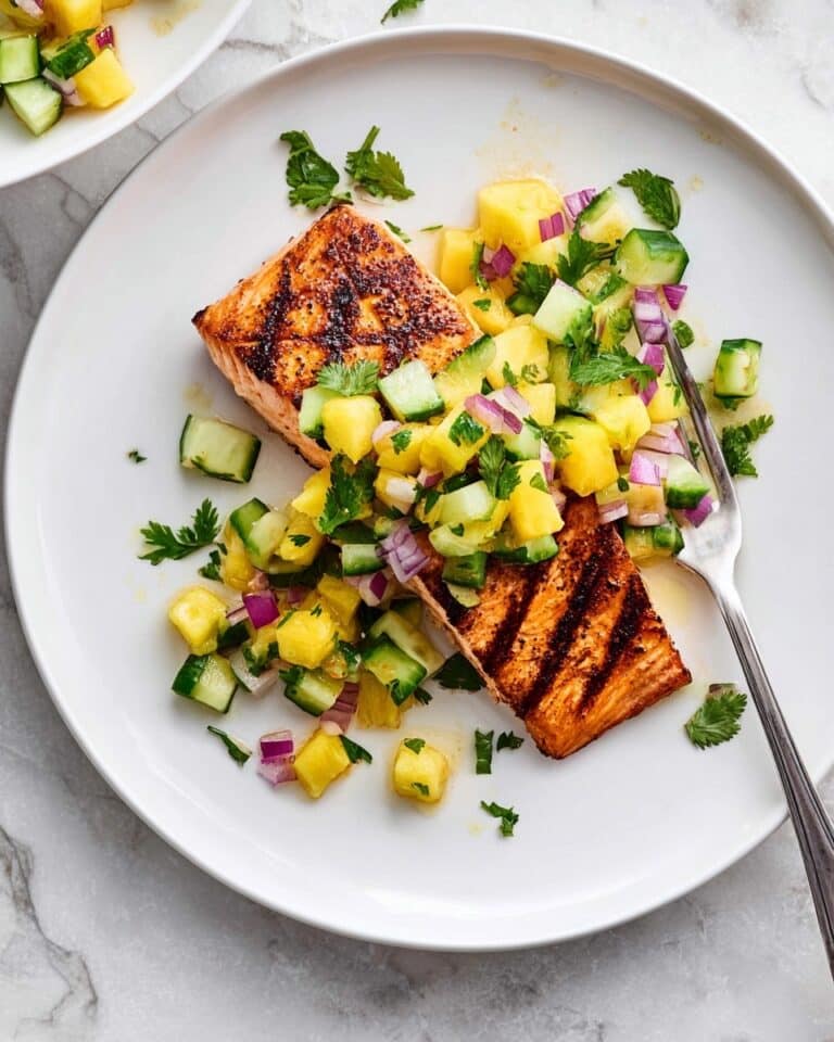 Grilled Salmon with Fresh Mango Salsa Recipe