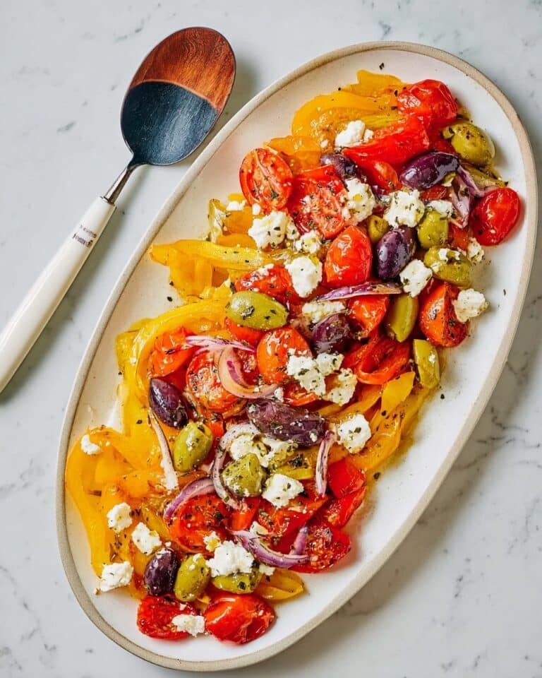 Mediterranean Vegetable Medley with Olives and Feta Recipe