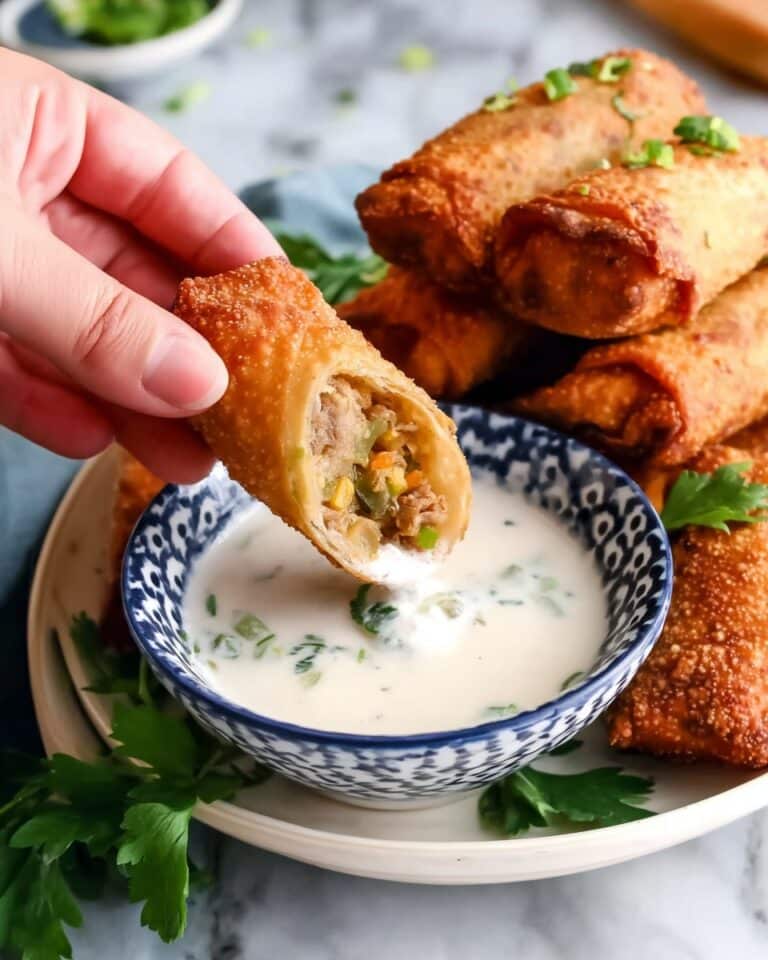 Cheesesteak Egg Rolls Recipe