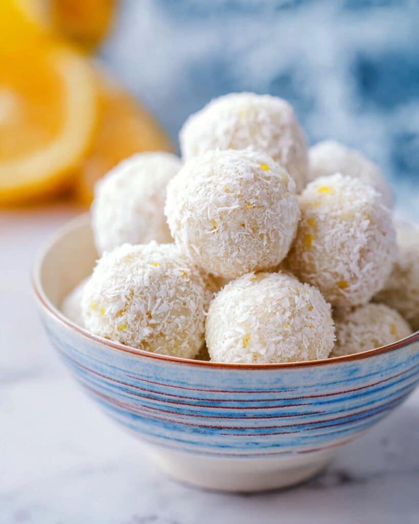 Lemon Coconut Energy Balls Recipe