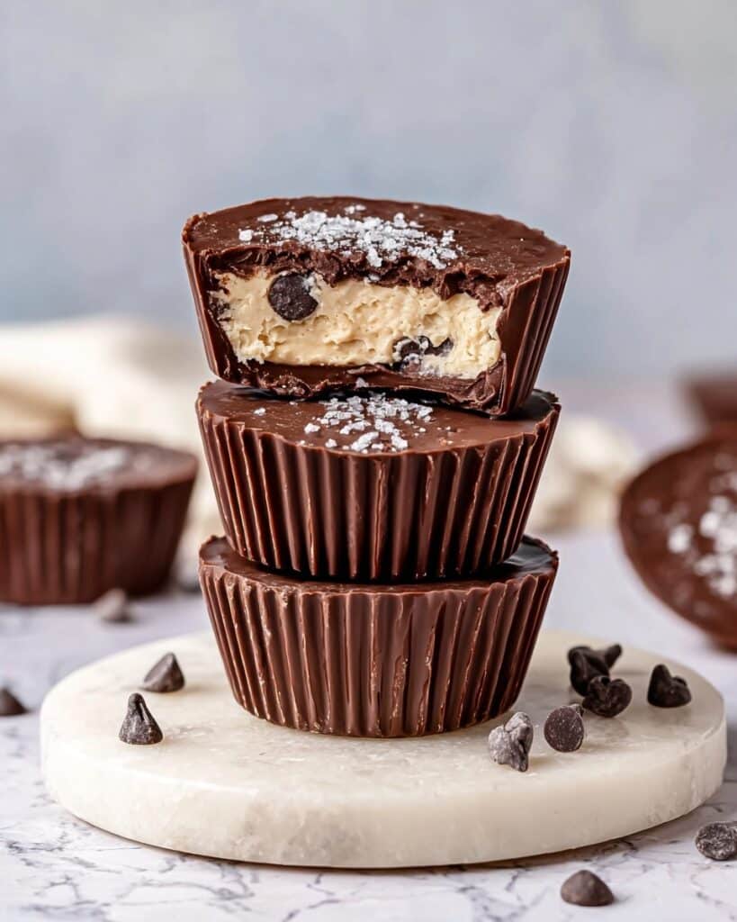Cookie Dough Yogurt Cups with Chocolate Ganache Recipe