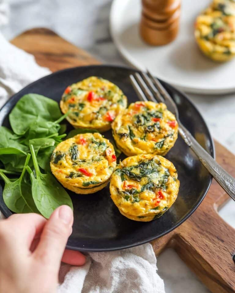 Gluten-Free Dairy-Free Mini Veggie Quiches Recipe