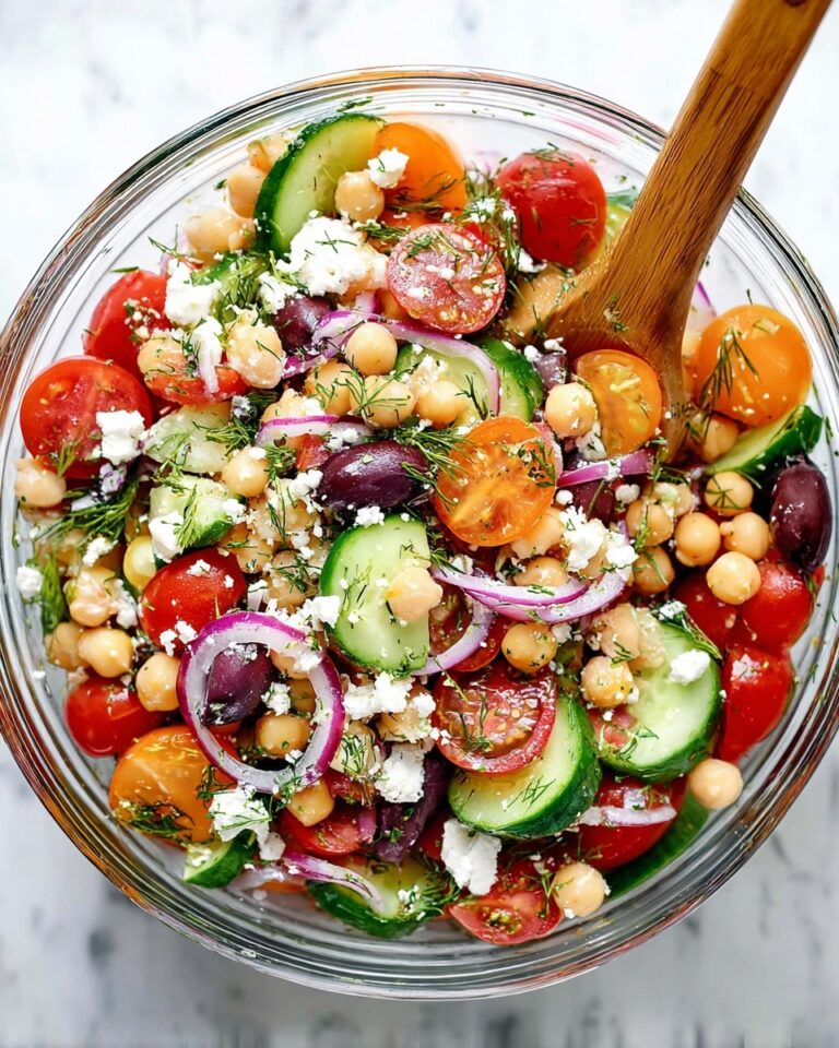 Fresh Chickpea Salad with Cilantro, Feta, and Olive Oil Recipe