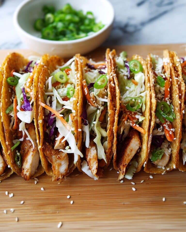 Wonton Tacos with Chicken and Vegetables Recipe