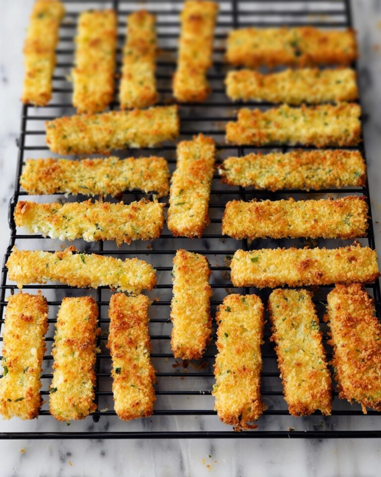 Crispy Zucchini Sticks with Garlic-Dill Yogurt Dip Recipe