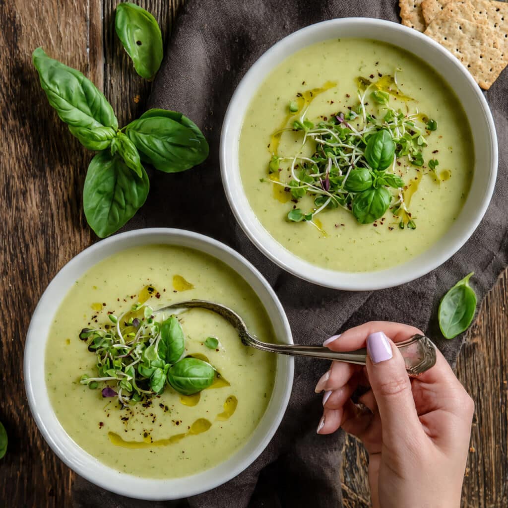 Parmesan Zucchini Soup Recipe
