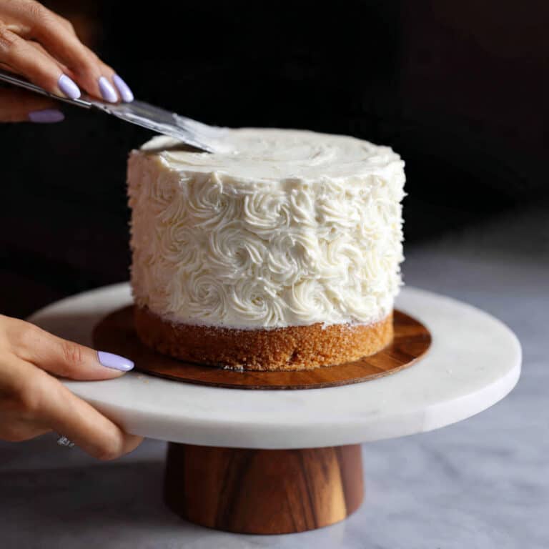 Vanilla Cake with Buttercream Frosting Recipe