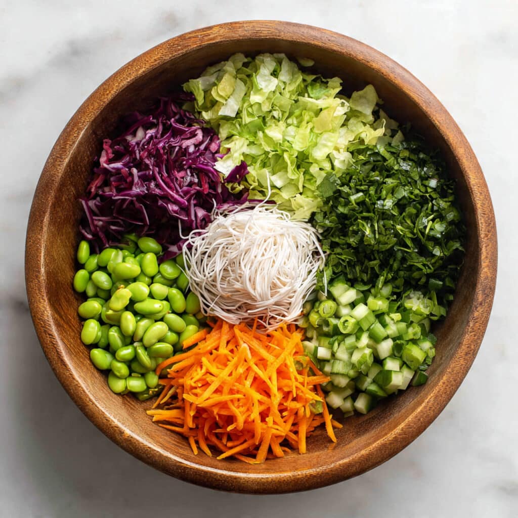 Vermicelli Rice Noodle Salad with Peanut Lime Dressing Recipe