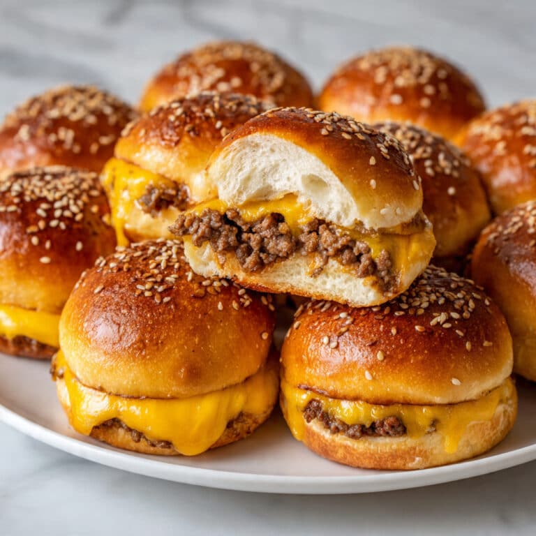 Cheesy Beef Pretzel Bombs Recipe