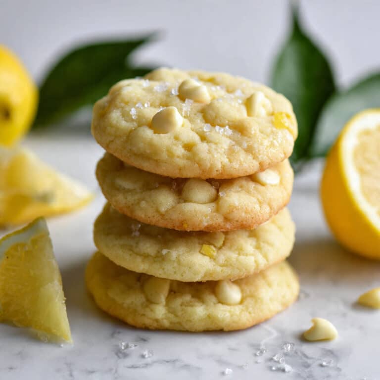 Lemon-White Chocolate Chip Cookies Recipe