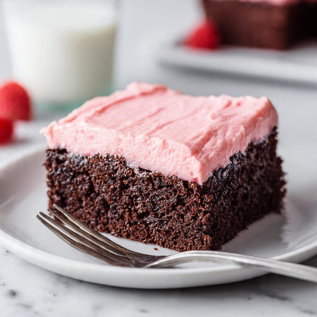 Chocolate Cake with Raspberry Frosting Recipe