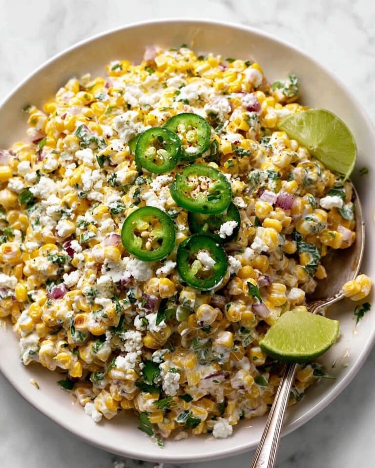 Sweet and Savory Grilled Corn Salad with Cilantro and Lime Recipe