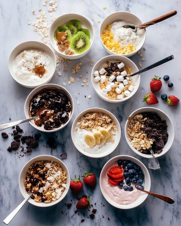 Honey Vanilla Greek Yogurt Bowl with Mixed Berries, Granola, and Nuts Recipe