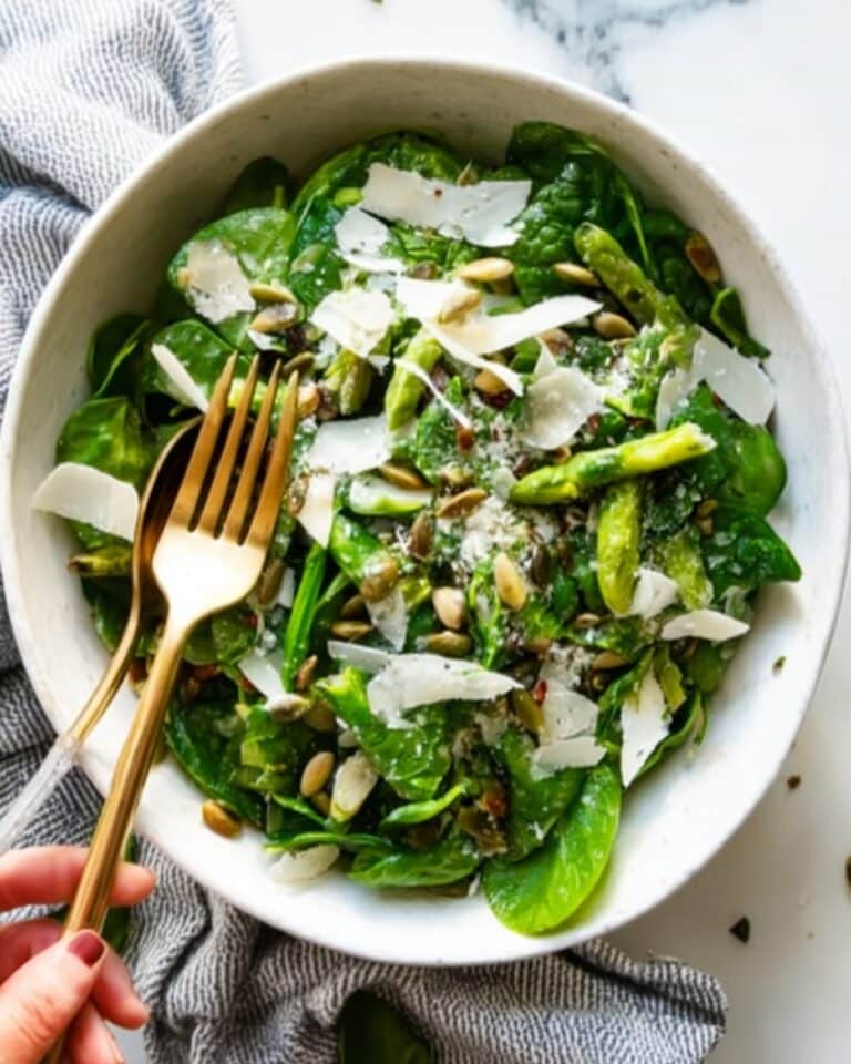 Spring Vegetable Salad with Pistachios, Parmesan, and Lemon Dijon Vinaigrette Recipe