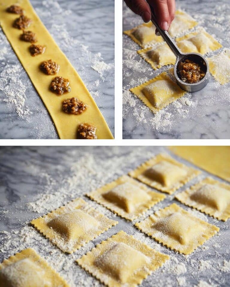 Ravioli with Tomato Sauce Recipe