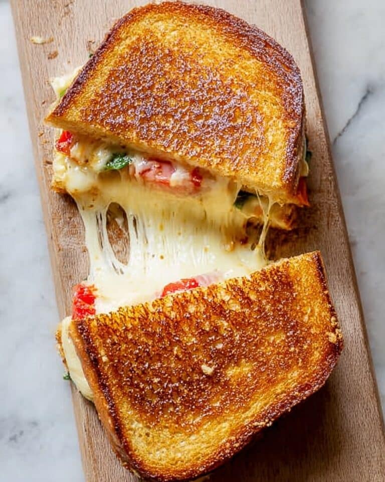 Roasted Vegetable and Dill Havarti Grilled Cheese Sandwich Recipe