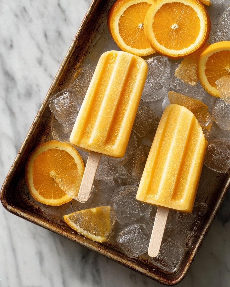 Keto Orange Creamsicle Popsicles Recipe